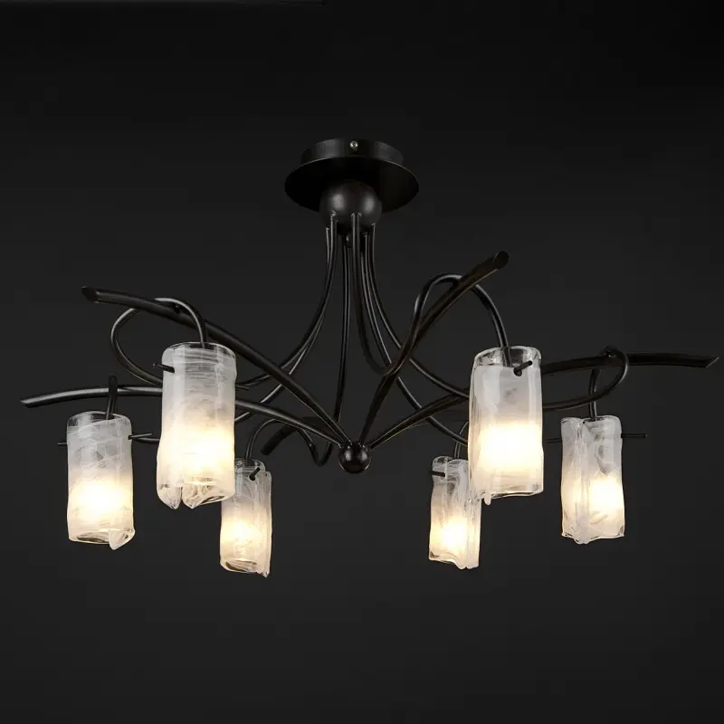 Люстра потолочная Brille E14 60W BK (LK-523C/6) - фото 6