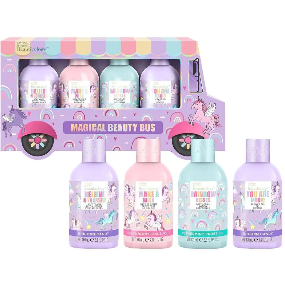 Набор Baylis & Harding Beauticology: Гель для душа Believe In Yourself + Крем для душа + Гель для душа You Are Magic + Лосьон для тела - фото 2