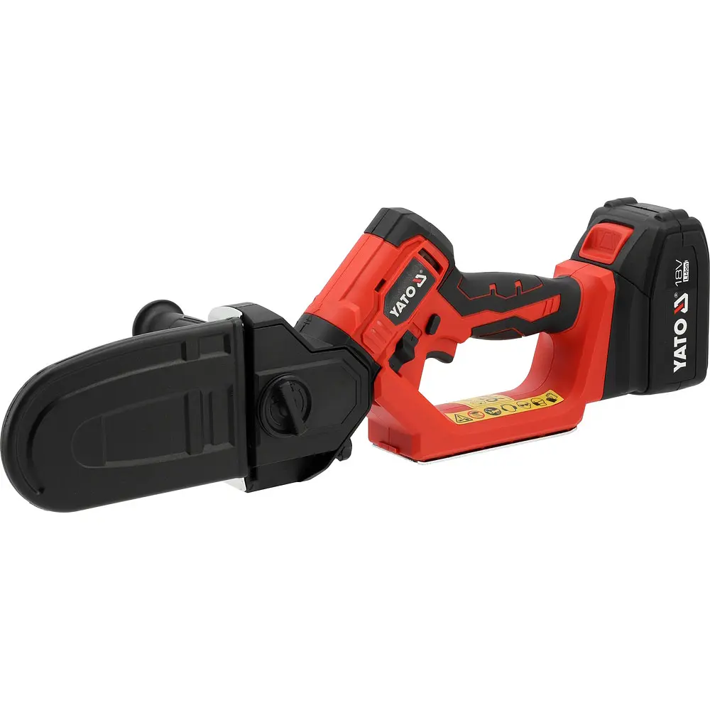 Пила цепная Yato плотницкая аккумуляторная Li-Ion 18 В 4 Ач (YT-828115) - фото 7