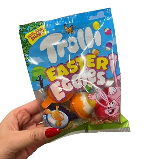 Жувальні цукерки Trolli Soft Eggies 4 шт 75г - фото 3