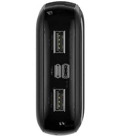 Внешний аккумулятор Baseus PPQD-F01 Qpow 20000 mAh 15w с кабелем iPhone черный - фото 4