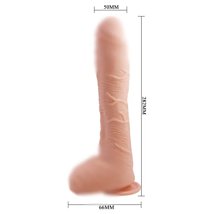 Фалоімітатор з мошонкою BEAUTIFUL ALEX DILDO Baile BW-008037NR 92566 - фото 3