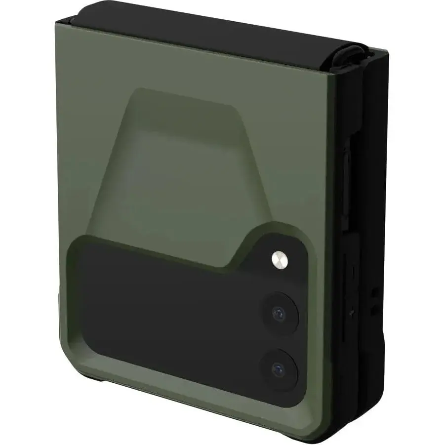 Оригинальный противоударный чехол UAG Civilian для Samsung Galaxy Z Flip4 Olive (214007117272) - фото 4