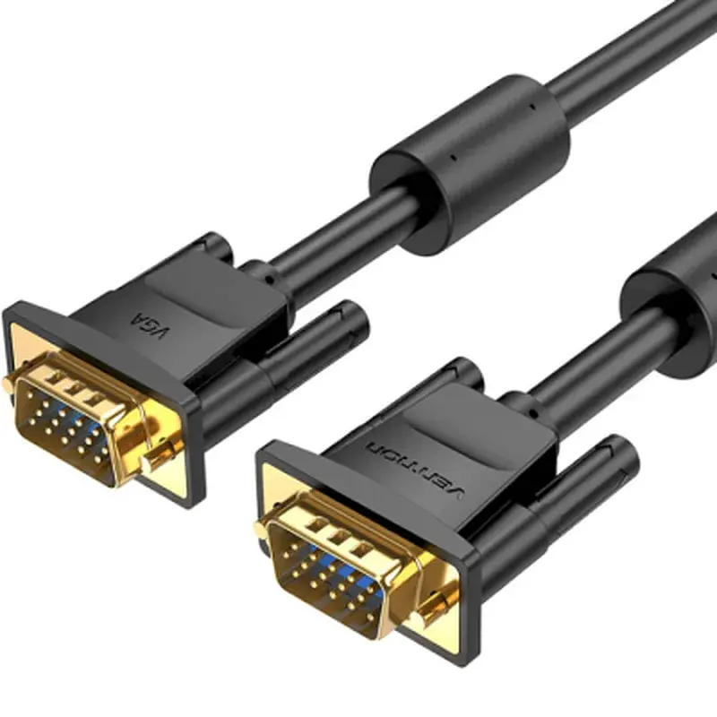 Кабель мультимедійний VGA M to VGA M 2.0m ferrite Vention (DAEBH)