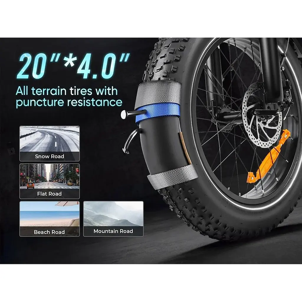 Электровелосипед Samebike LOTDM200-II Gray [143777] - фото 6