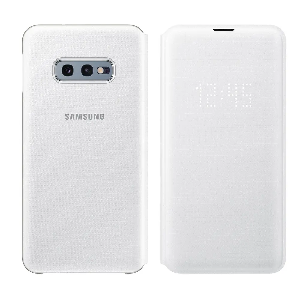 Чохол-книжка з підсвічуванням LED Wallet View Cover EF-NG970 для Samsung Galaxy S10e (5.8") White - фото 4