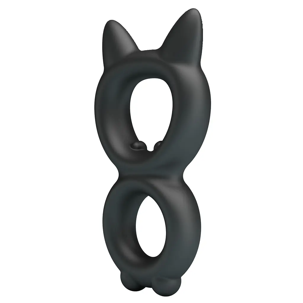Ерекційне кільце Crazy Bull Super Soft Silicone Toran, чорне PRETTY LOVE BI-210365 103644 - фото 7