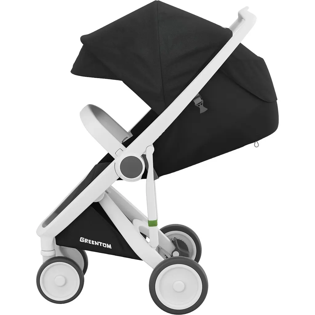 Прогулочная коляска Greentom Classic Black-White (8718858972340) - фото 2