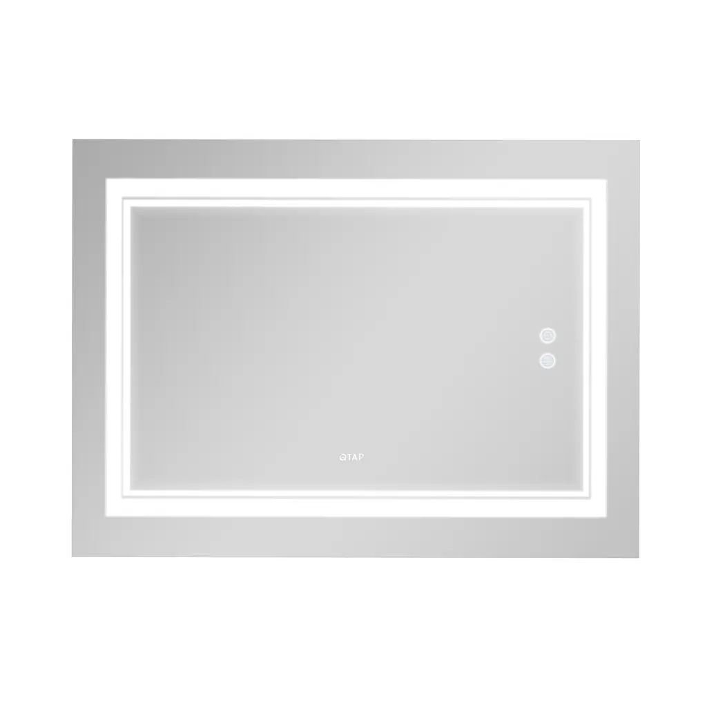 Дзеркало Qtap Cardinal 1000x700 з LED-підсвічуванням Touch, з антизапотіванням, з димером температури кольору (3000-6500K) QT0478C10070 - фото 4