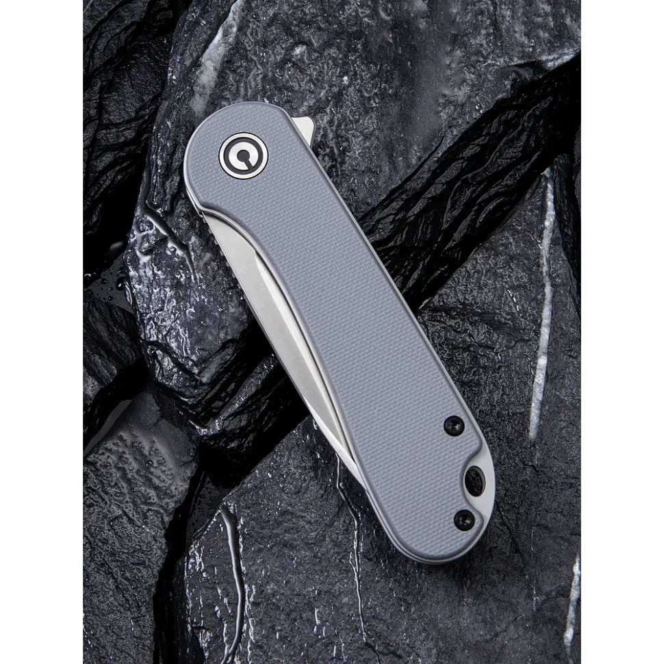 Ніж складаний кишеньковий Civivi Elementum, (7.5 см) D2 / G10 сірий - фото 11