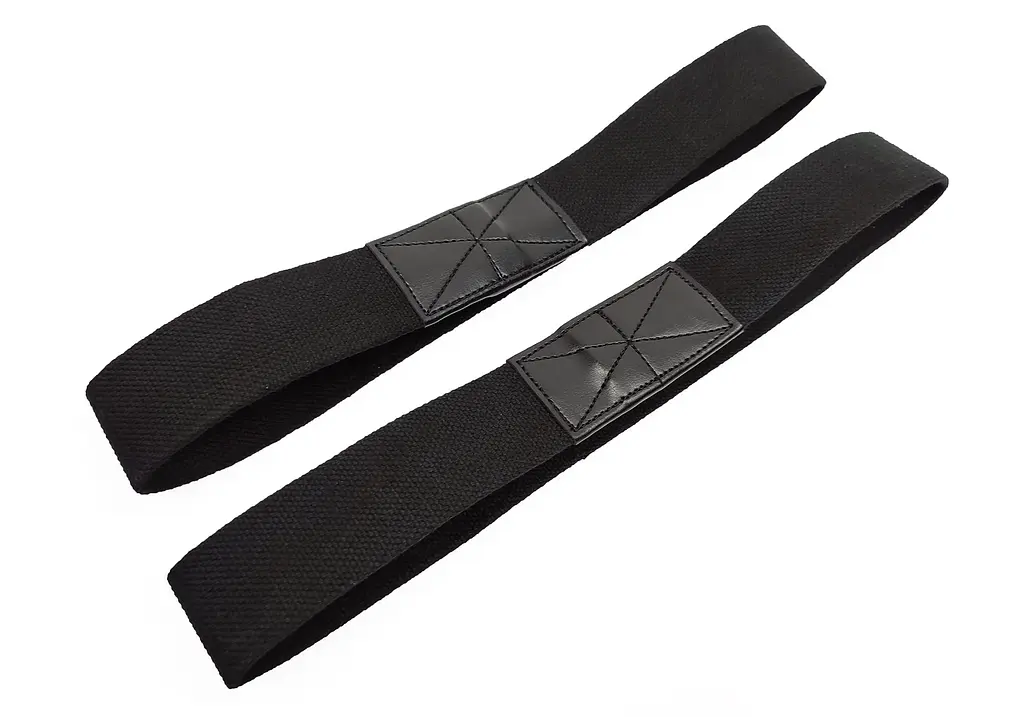 Лямки атлетичні EasyFit для турніка та поперечини чорні (EF-0036)