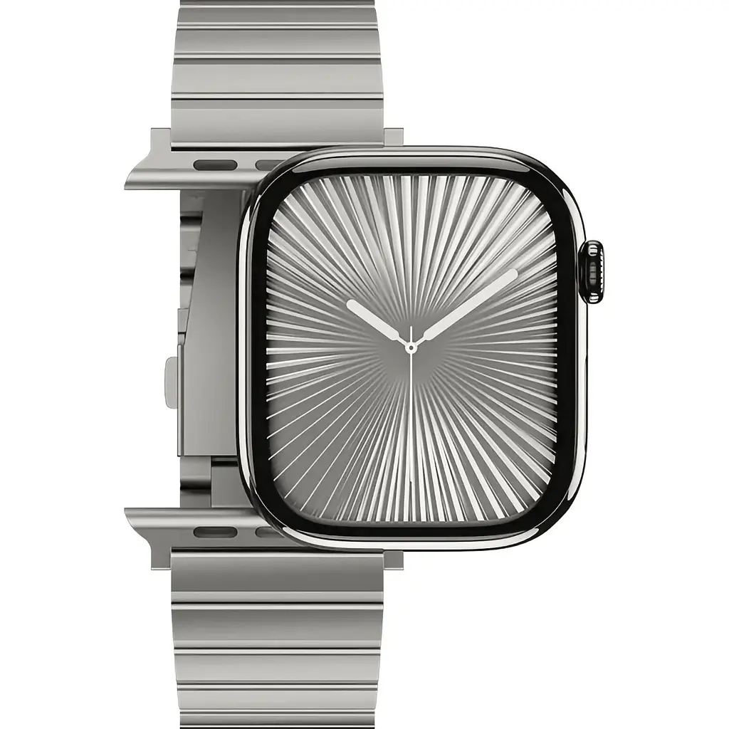 Ремешок Benks AeroTitan для Apple Watch 44/45/46/49mm Titanium [161131] - фото 2