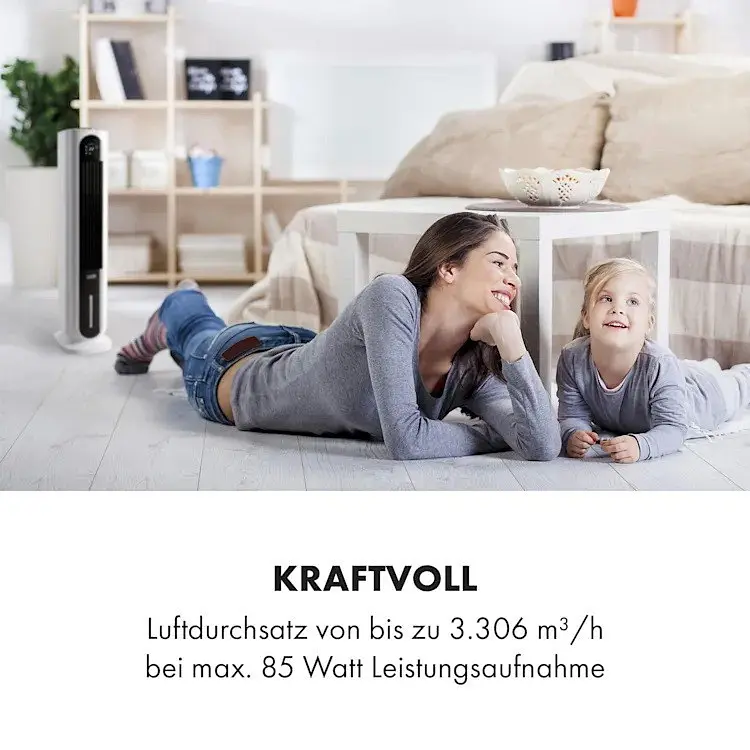 Охолоджувач повітря Klarstein Polar Tower Smart 4 -in-1 (10035830) - фото 4