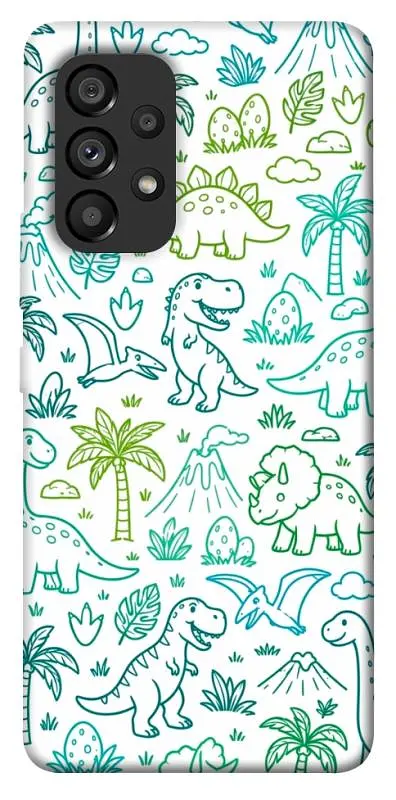 TPU чохол Demsky Dino pattern для Samsung Galaxy A53 5G