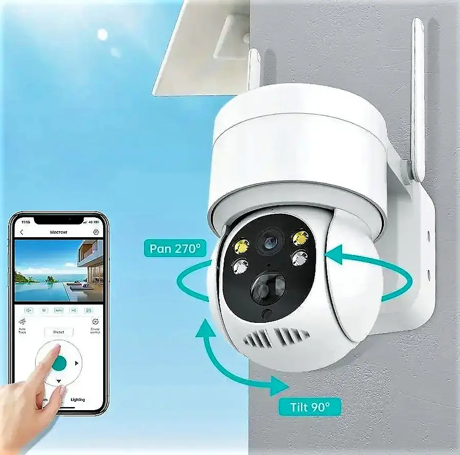 Камера відеоспостереження XPRO Wi-Fi із сонячною панеллю TQ2 (44178-TQ2_1848) - фото 8