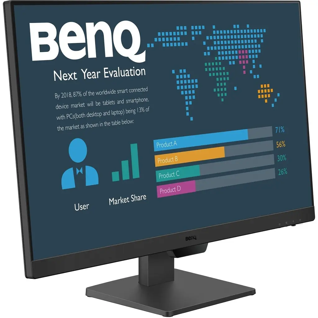 TFT 27" BenQ BL2790, IPS, 100Гц, 2хHDMI, DP, колонки, черный - фото 2