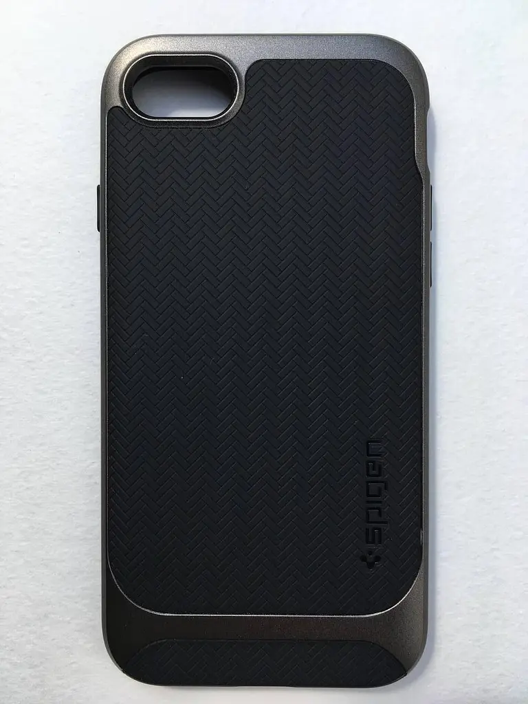 Чохол оригінальний Spigen Neo Hybrid Herringbone 054CS22197 для iPhone 7/8/SE 2020/2022 Gunmetal - фото 3
