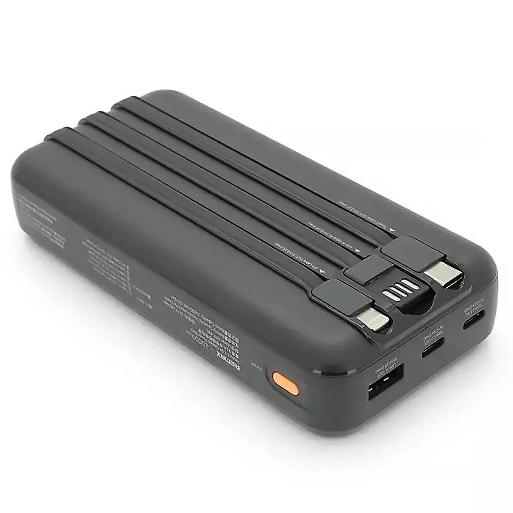 Внешний аккумулятор Power Bank Remax RPP-686 20000 mAh УМБ павербанк Black (19110) - фото 2