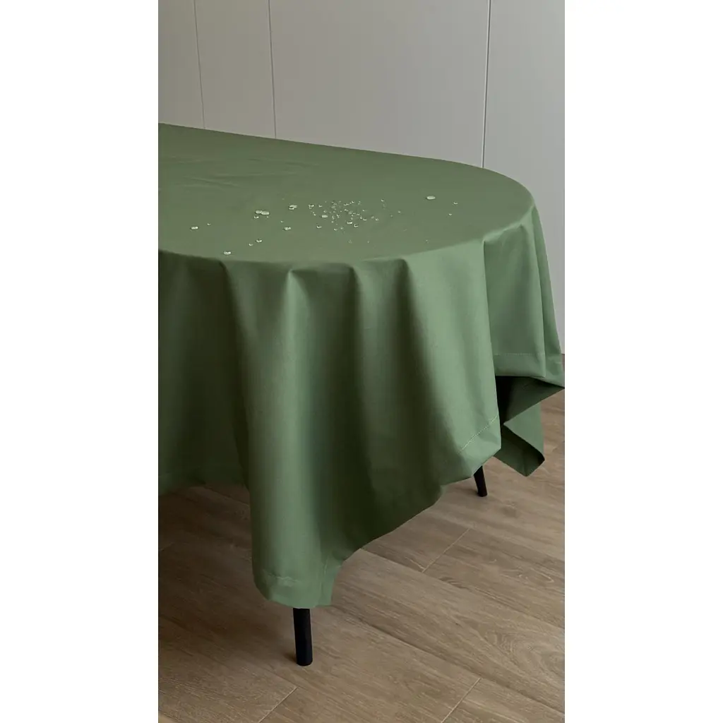 Скатерть водоотталкивающая Ecotton Duck 170x220 см зеленая (25344) - фото 2