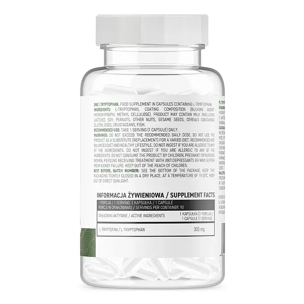 Амінокислота OstroVit Vege Tryptophan, 90 вегакапсул - фото 2