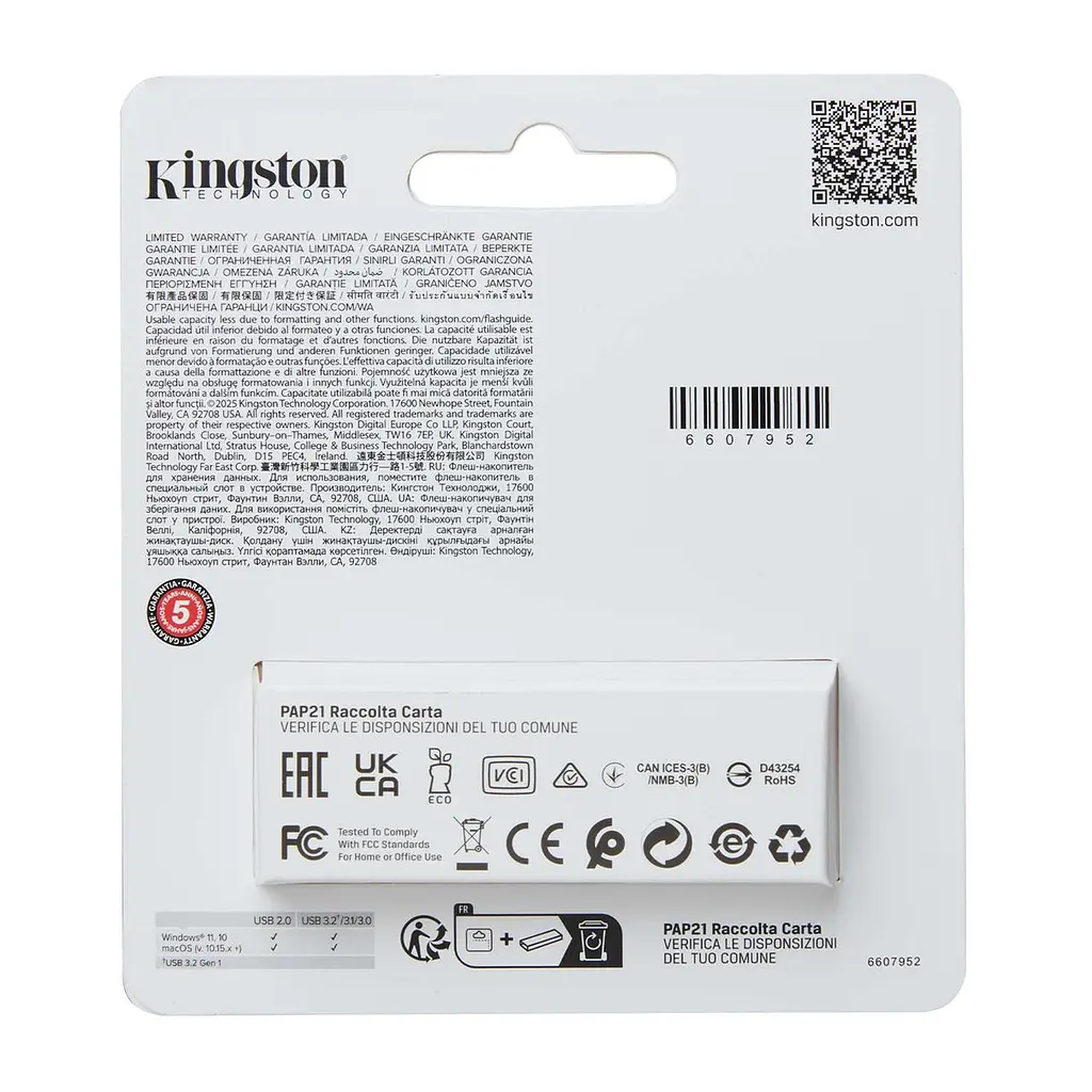 USB флешнакопичувач Kingston DT Exodia S 128 GB (DTXS/128GB) - фото 5