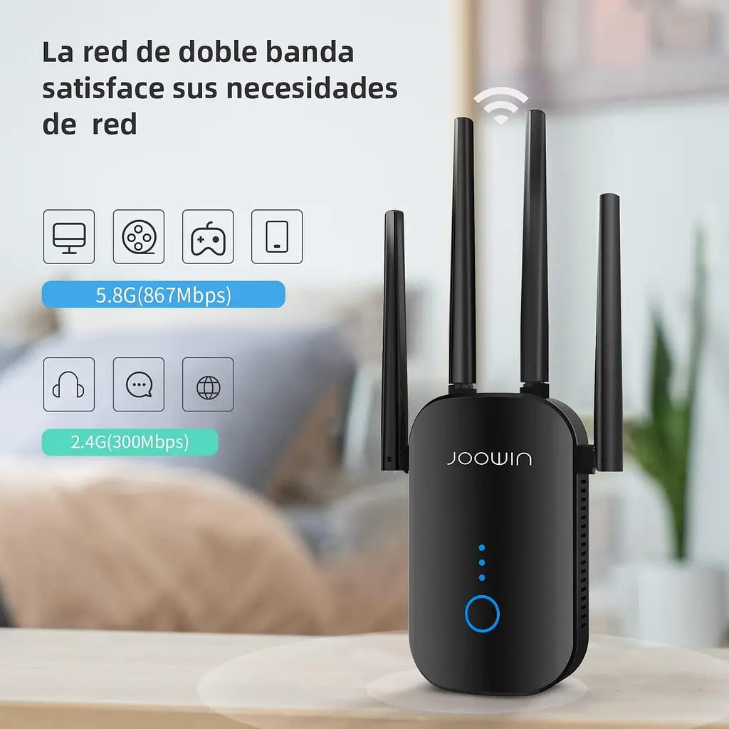Wi-Fi репітер для посилення сигналу бездротової мережі - фото 2