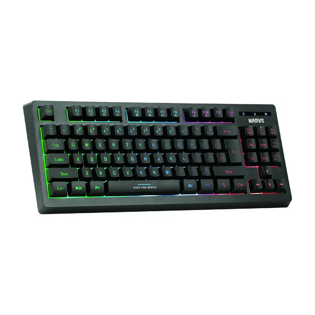 Клавіатура Marvo K607 3 colors-LED USB (K607) - фото 2