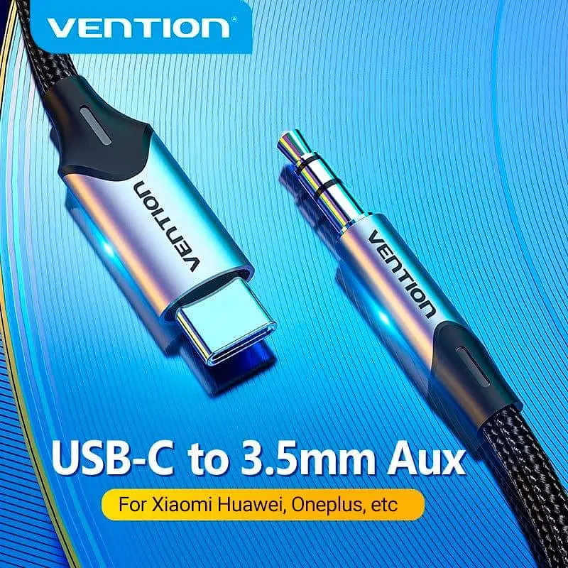 Аудио-кабель Vention 3.5 мм - USB Type-C (M/M), 1 м, Black (BGKHF) - фото 2