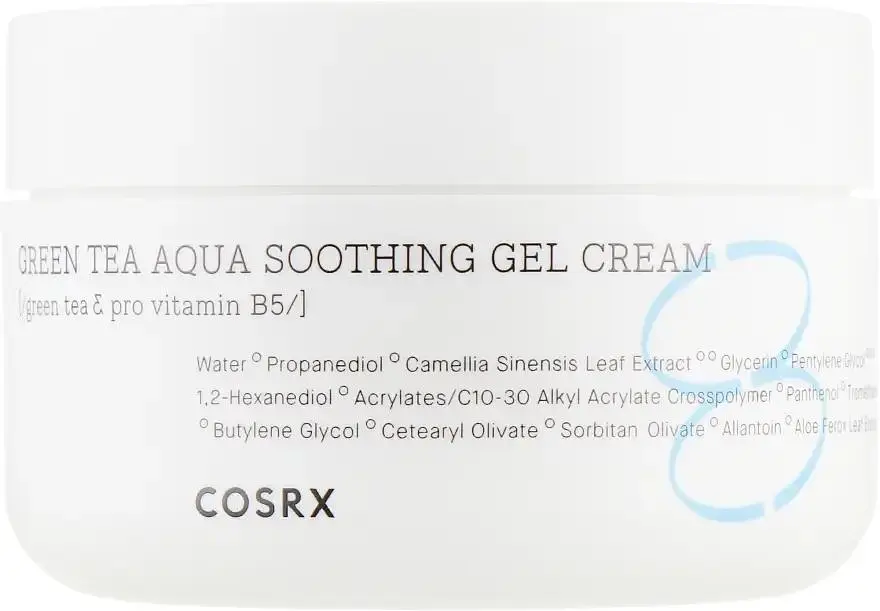 Заспокійливий крем з екстрактом зеленого чаю 50 мл Cosrx Hydrium Green Tea Aqua Soothing Gel Cream - фото 3