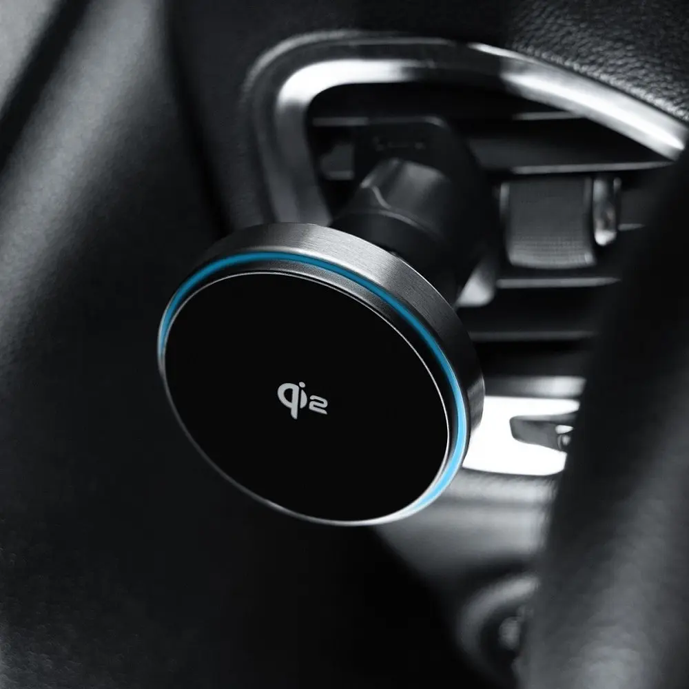 Автомобільний тримач з Бездротовим ЗП Proove Titanium Circle Qi2 15W - фото 4