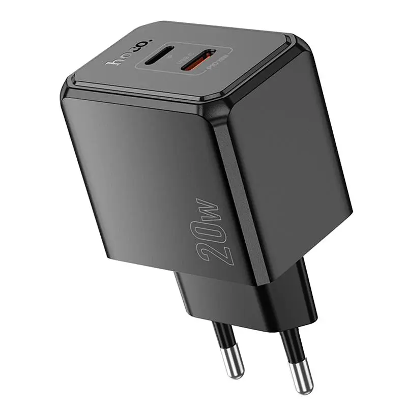 МЗП Hoco CS16A Wish PD20W (1USB-C/1L) Black - фото 3