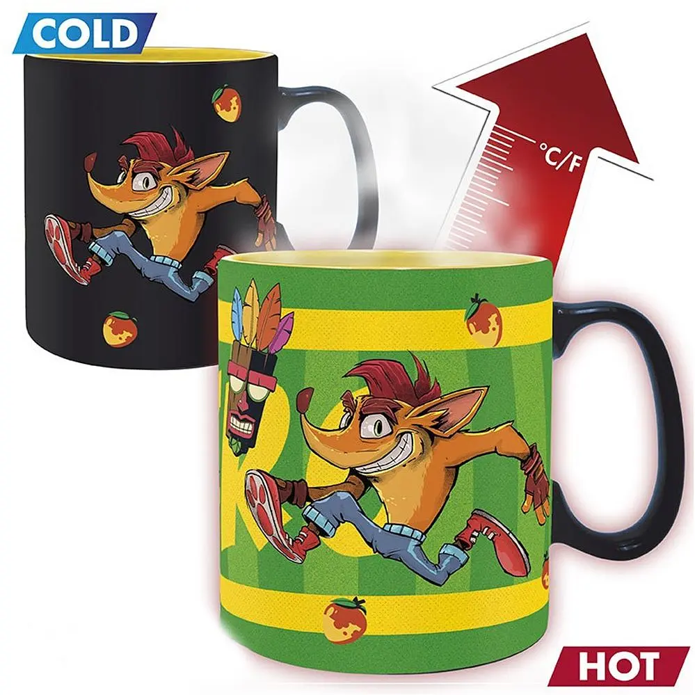 Чашка хамелеон AbyStyle Crash Bandicoot Nitro 460 мл - фото 2
