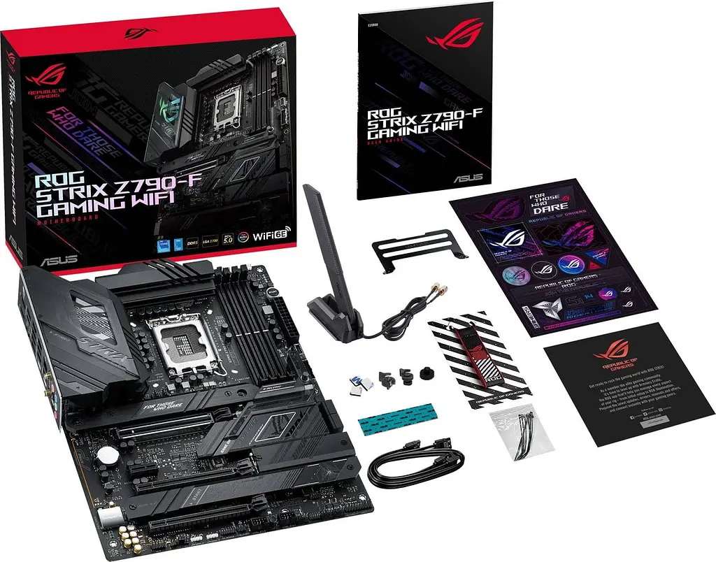 Материнская плата ASUS ROG STRIX Z790-F GAMING WIFI (ROG STRIX Z790-F GAMING WIFI) (Socket 1700, Intel Z790, ATX) Б/у - фото 5