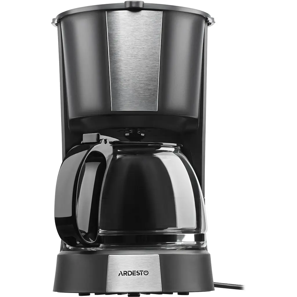 Кавоварка Ardesto крапельна FCM-D2100, 1.2 л мелена чорно-срібляста - фото 2