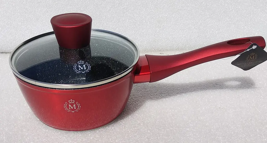 Ковш Meisterklasse MK-1029 red marble 16 см 1.1л - фото 2