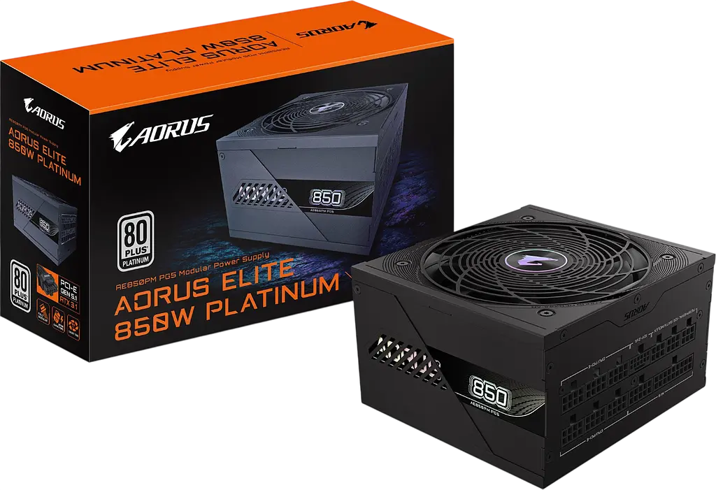 Блок живлення Gigabyte Aorus Elite 850W 80+ Platinum (GP-AE850PM PG5) - фото 6