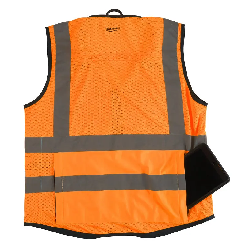Жилет помаранчевий PREMIUM MILWAUKEE, сигнального забарвлення (L / XL) - фото 2