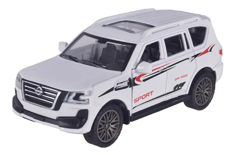 Іграшкова машинка позашляховик Nissan Patrol 1:32 Автопром AP74181, 3 кольори, коробка р.15x8x7см - фото 2