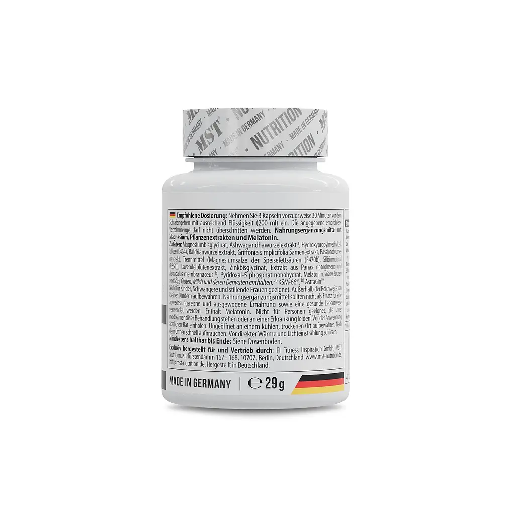 Натуральний комплекс MST Nutrition Sleep IQ, 30 капсул для покращення сну - фото 3