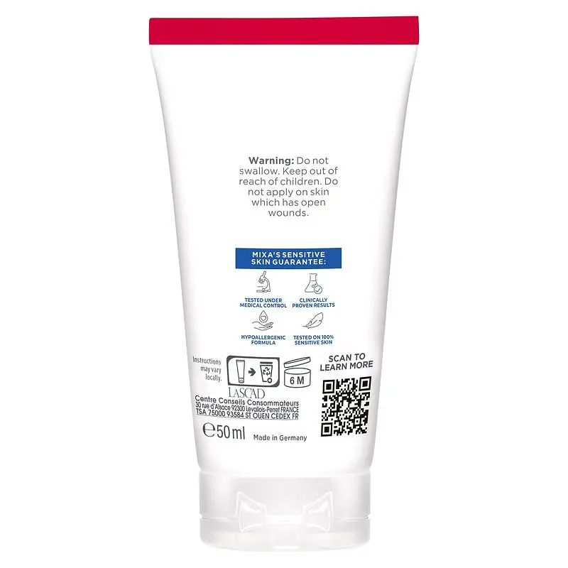 Багатофункціональний відновлювальний бальзам Mixa Balm Cica+ для подразненої сухої чутливої шкіри немовлят, дітей та дорослих 50 мл - фото 2