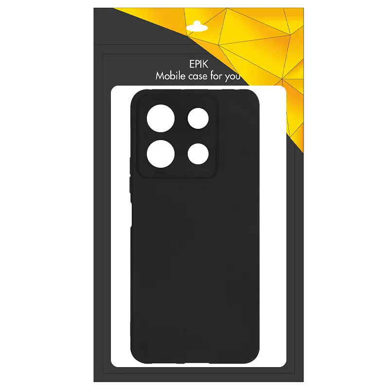 Чехол TPU Epik Black Full Camera для Xiaomi Redmi Note 13 4G Черный - фото 3