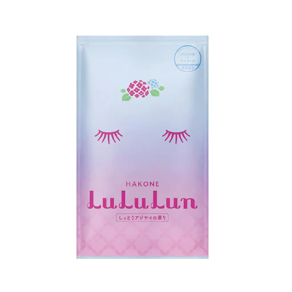 LULULUN Face Mask Hakone Hydrangea інтенсивно зволожуюча маска з екстрактом гортензії, 1 шт