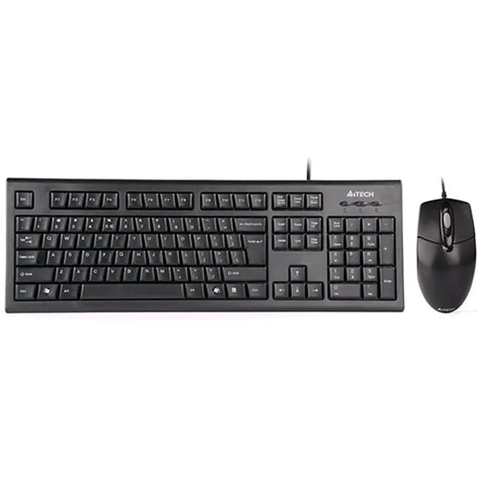 Комплект (клавіатура + миша) A4Tech KRS-8520D Black USB