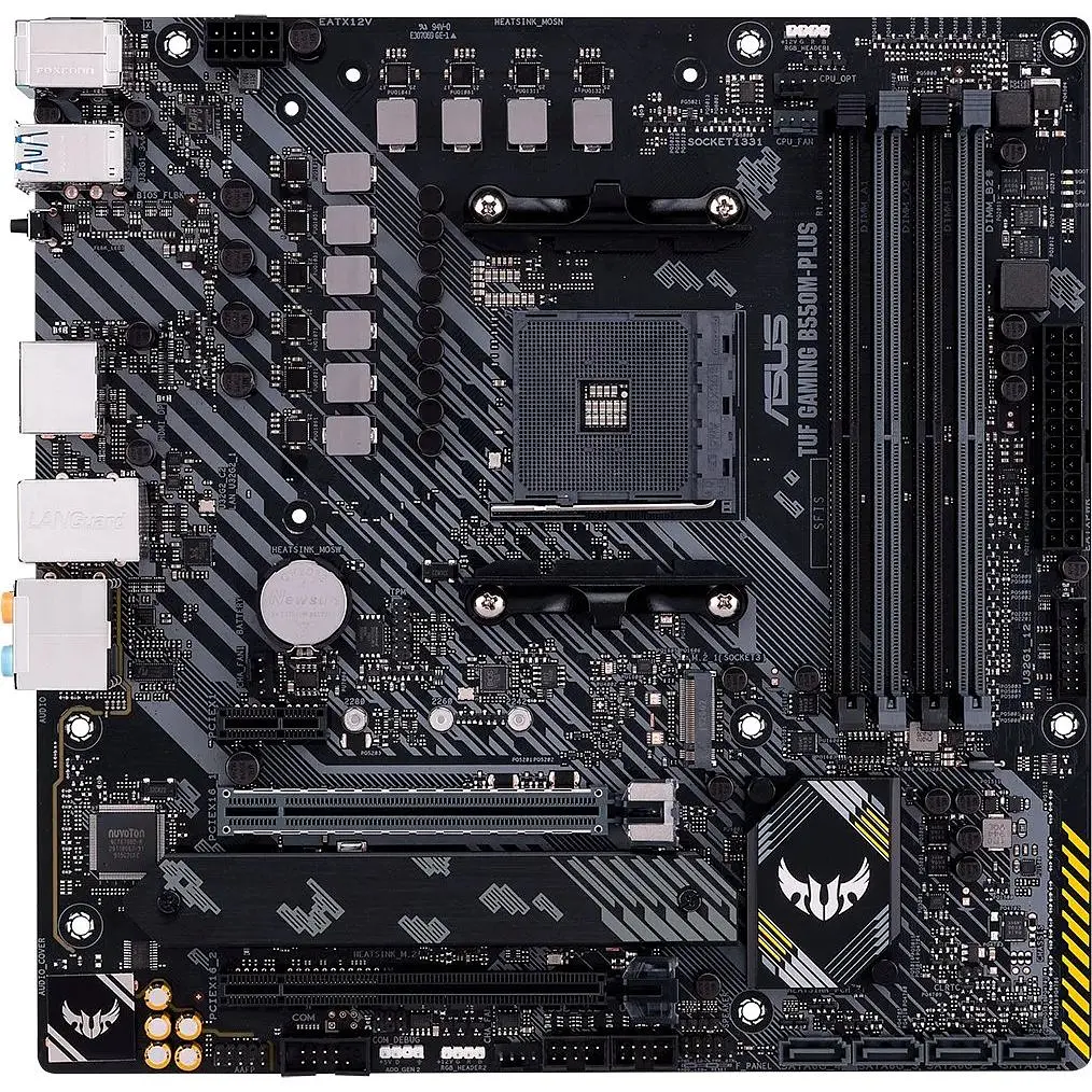 Материнская плата Asus TUF Gaming B550M-PLUS sAM4 B550 4xDDR4 M.2 HDMI DP mATX - фото 6