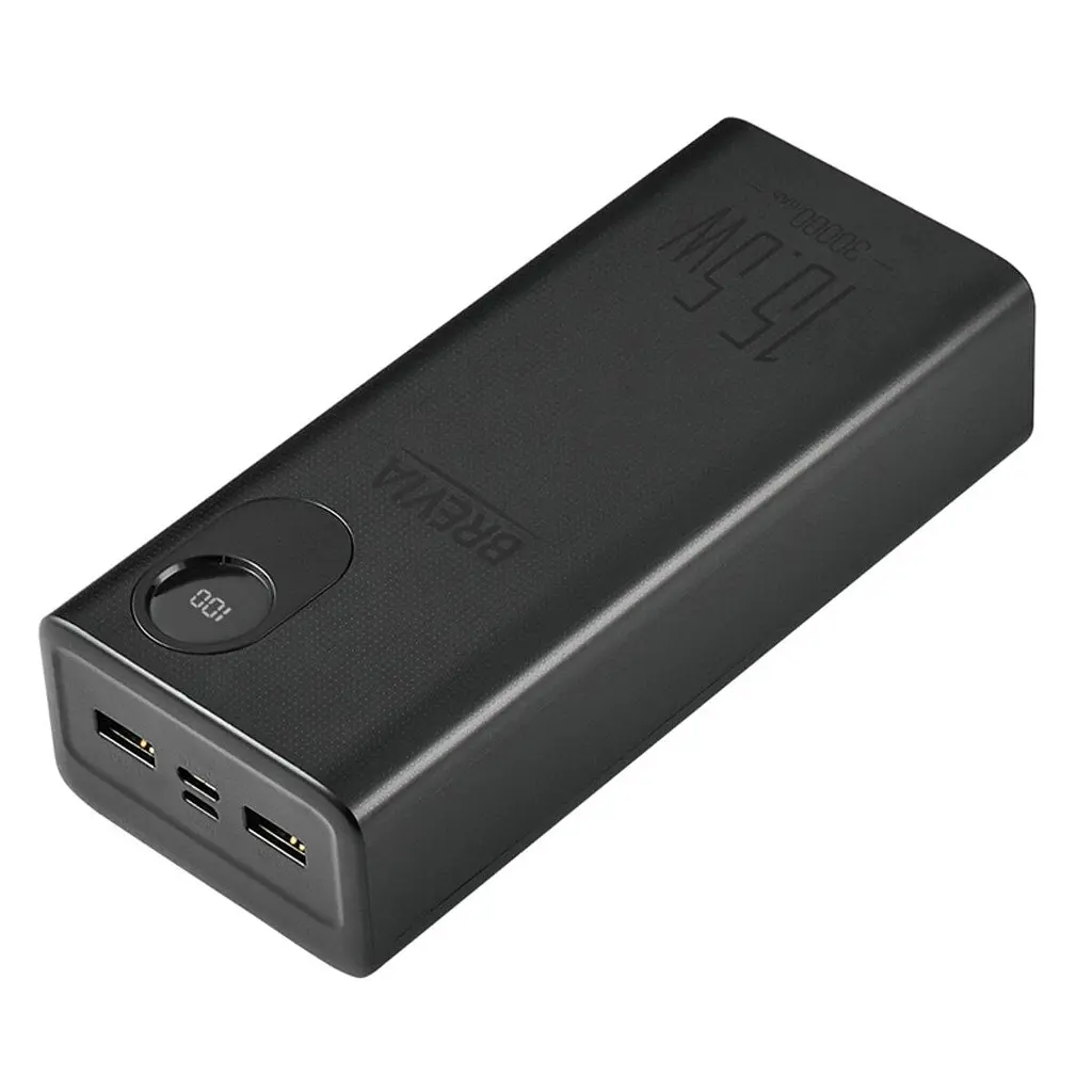 Зовнішній акумулятор Brevia 30000mAh 15.5 W (45315) портативна універсальна батарея - фото 3