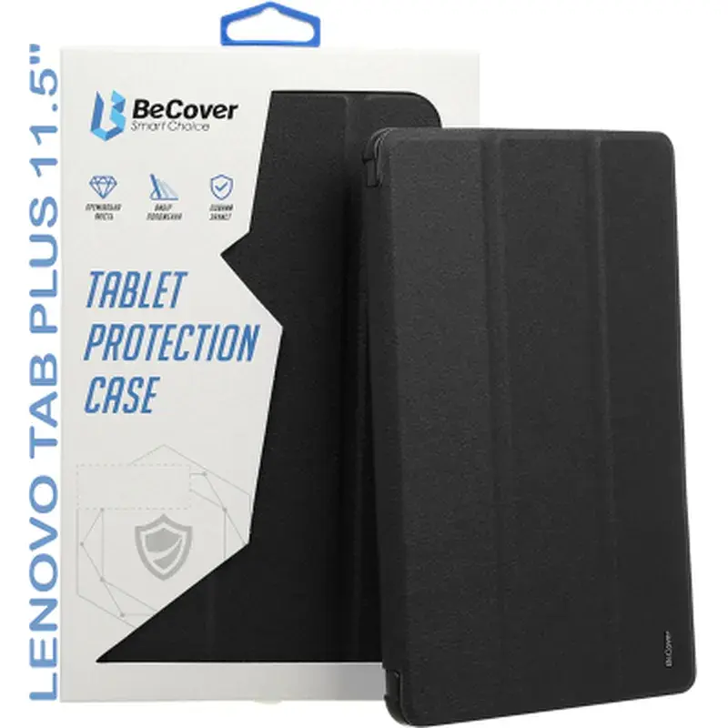 Чохол до планшета BeCover Smart Case Lenovo Tab Plus 11.5" Black (711838) - фото 6