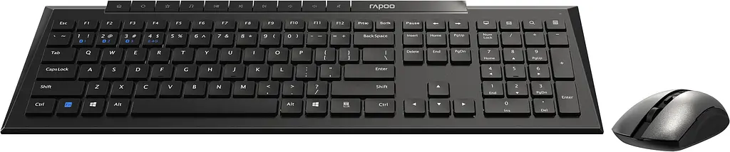 Комплект RAPOO 8210M Multi-mode Wireless Keyboard &amp; Mouse Desktop Set black (13571) - фото 4