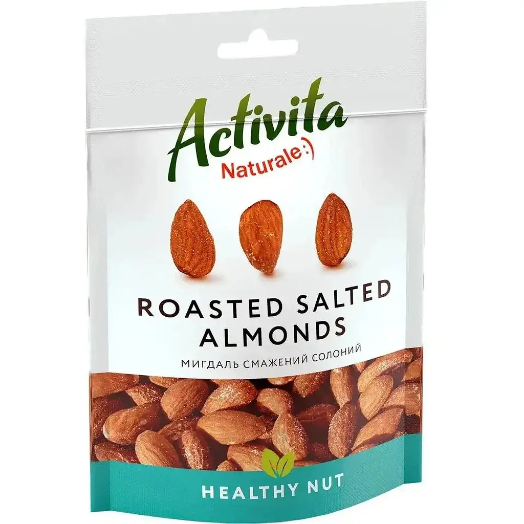 Набір Activita: Мигдаль смажений Activita Healthy Nut 120 г + Мигдаль смажений солоний Activita Healthy Nut 120 г - фото 3
