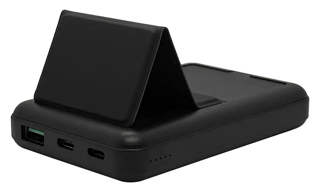 Портативна магнітна бездротова батарея 5000 mAh з підставкою XON PowerBank Magsafe Stand (YC5G2) 15W Black (5060948063142) - фото 6