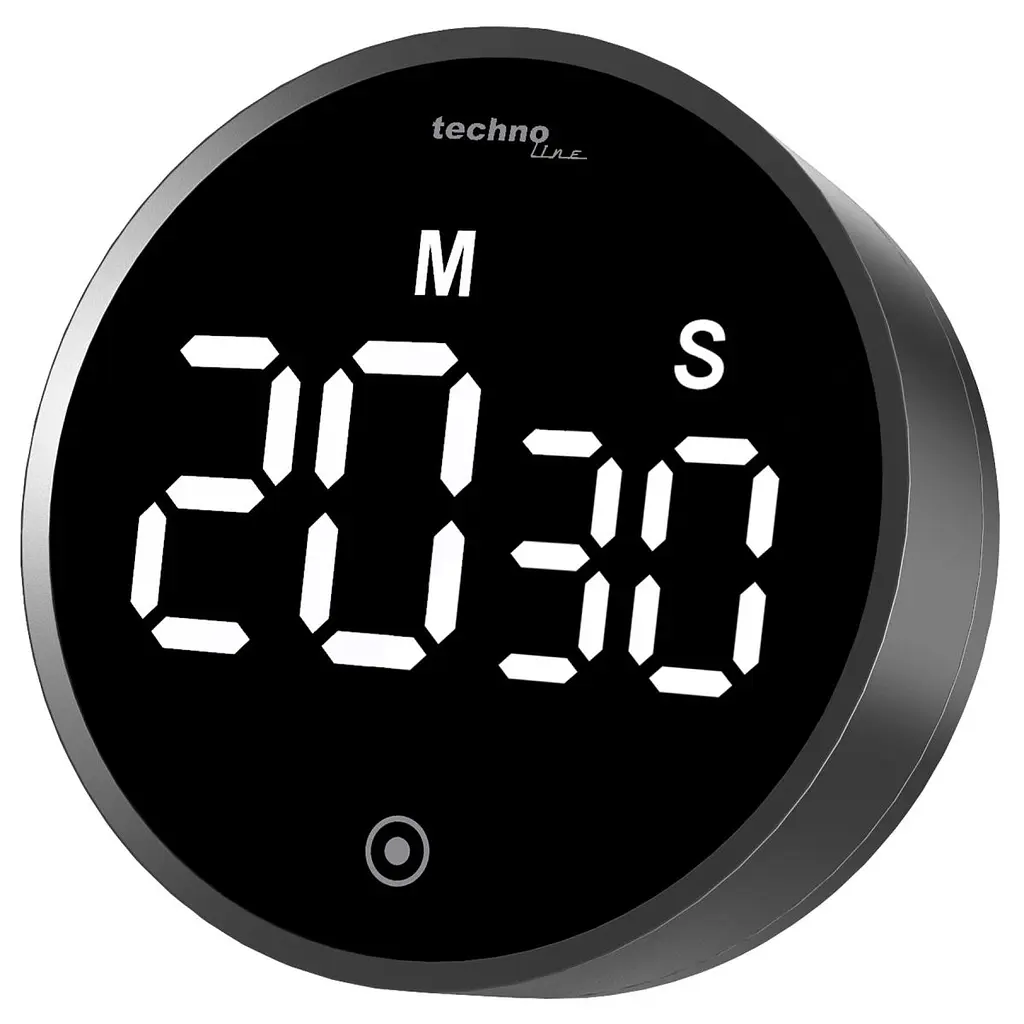 Таймер кухонний Technoline KT600 Magnetic Touchscreen Black (KT600)